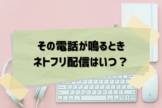 韓国ドラマ　その電話が鳴るとき　ネトフリ