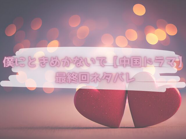 僕にときめかないで　最終回