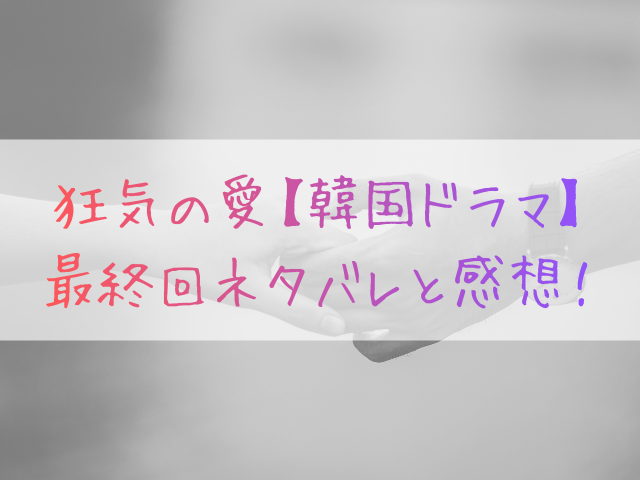 狂気の愛　最終回